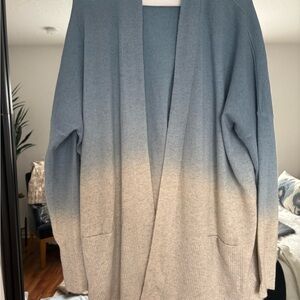 Vince wool and cashmere Ombre Cardigan. Beautiful in excellent shape.
